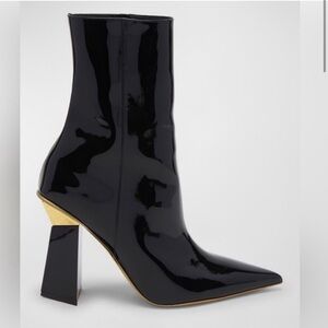Valentino Garavani One Stud Hyper Boots in Patent Leather